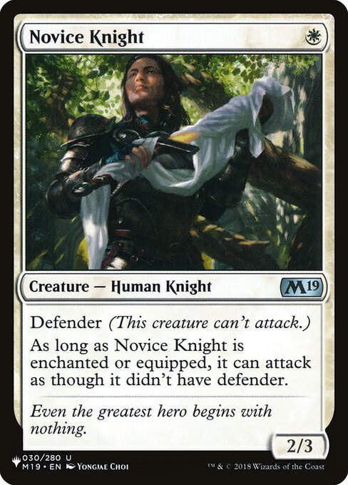 Novice Knight (PLST) (M19-30)