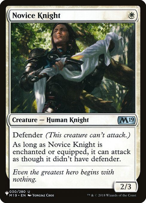 Novice Knight (PLST) (M19-30)