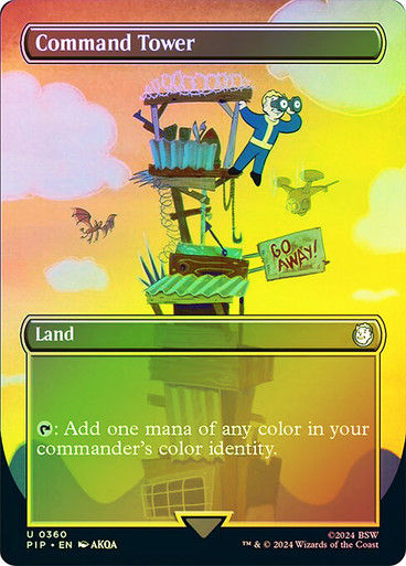 Command Tower (pip) (360) / Borderless Foil