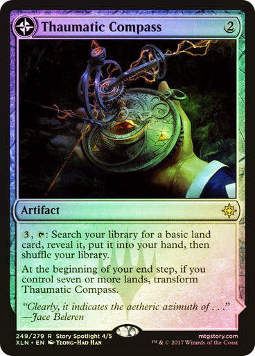 Thaumatic Compass // Spires of Orazca (XLN) (249) / Foil