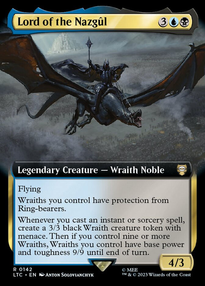 Lord of the Nazgûl (LTC) (142) / Extended Art