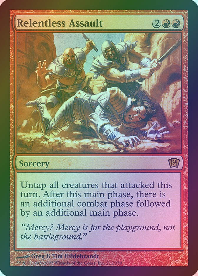 Relentless Assault (9ED) (212★) / Foil