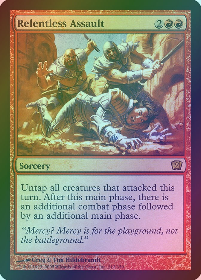 Relentless Assault (9ED) (212★) / Foil