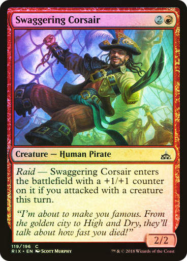 Swaggering Corsair (RIX) (119) / Foil