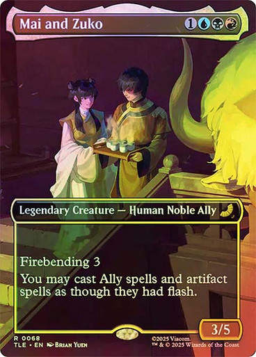 Mai and Zuko (TLE) (68) / Borderless / Foil