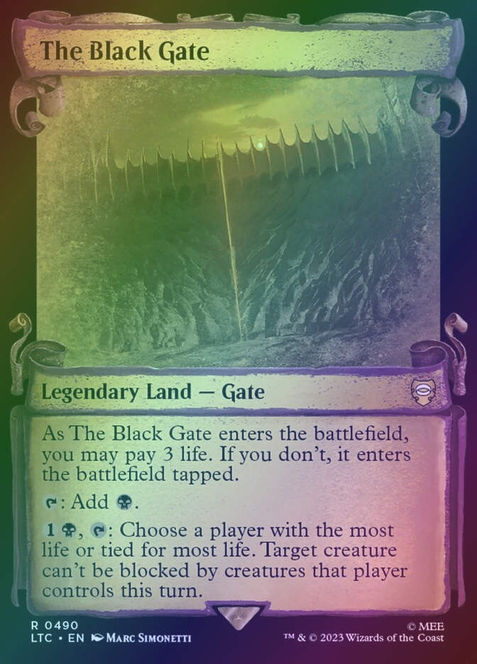 The Black Gate (LTC) (490) / Showcase / Foil