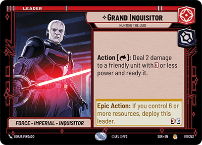 Grand Inquisitor - Hunting the Jedi (SOR_#011/252)