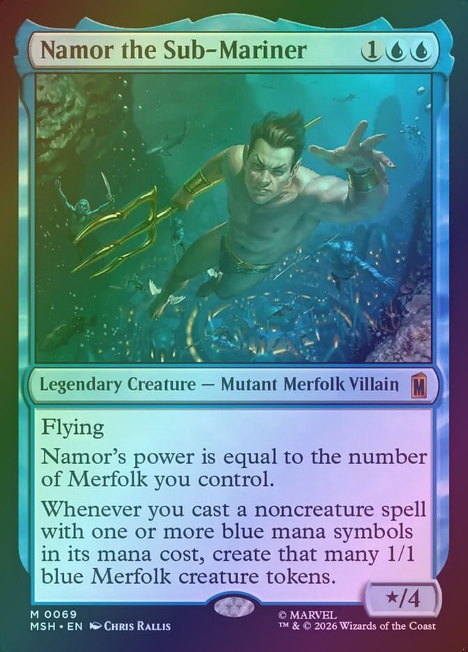 Namor the Sub-Mariner (MSH) (69) / Foil
