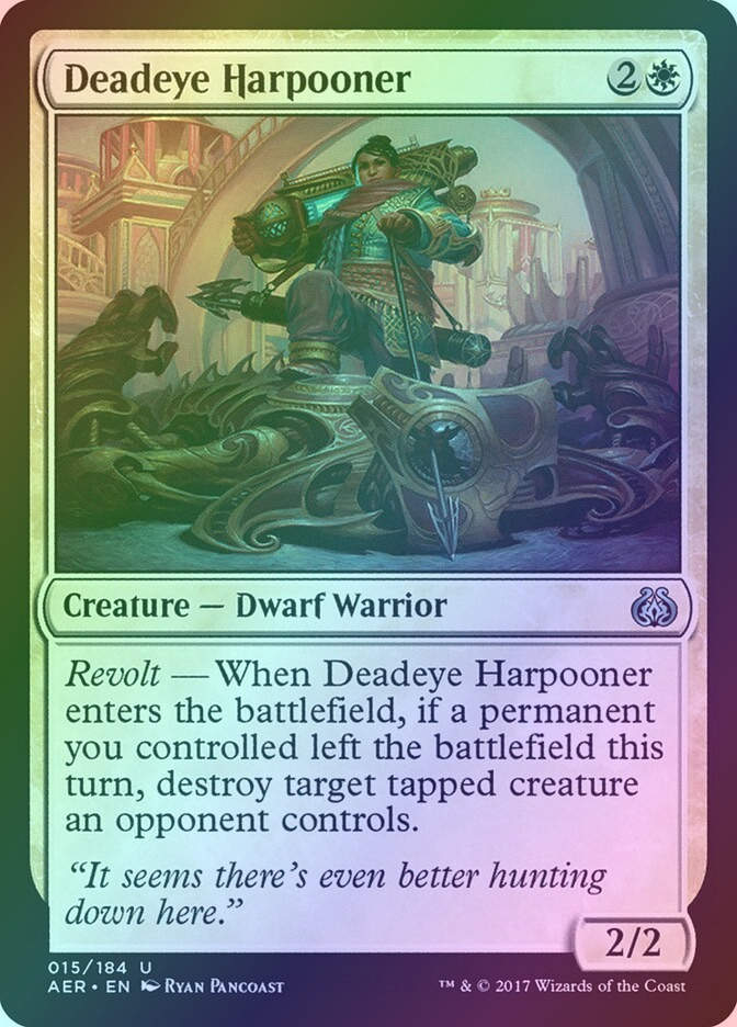 Deadeye Harpooner (AER) (15) / Foil