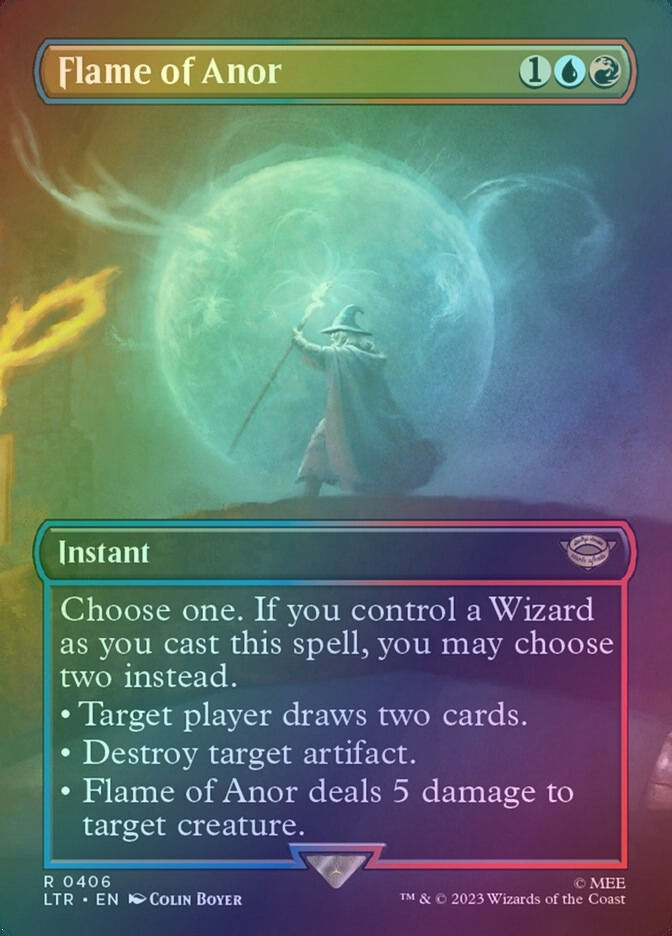 Flame of Anor (LTR) (406) / Borderless / Foil