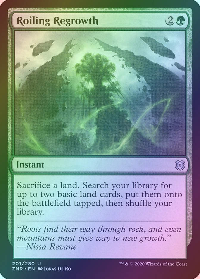 Roiling Regrowth (ZNR) (201) / Foil