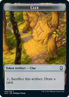 Clue Token // Goblin Token (TAFC)