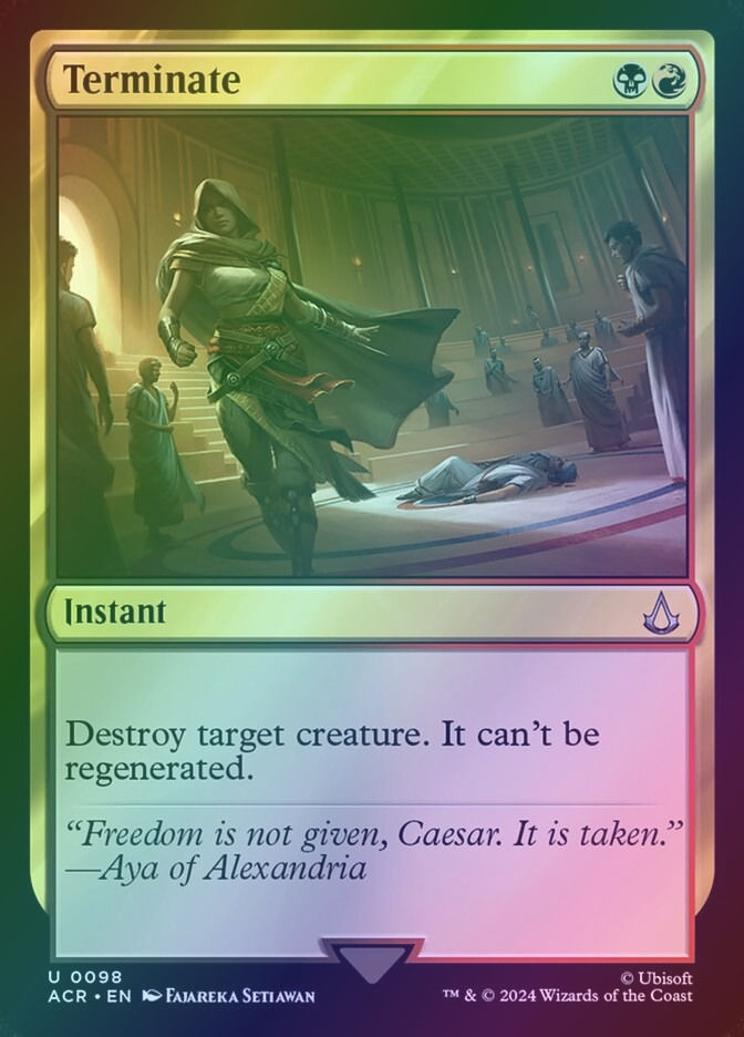 Terminate (ACR) (98) / Foil
