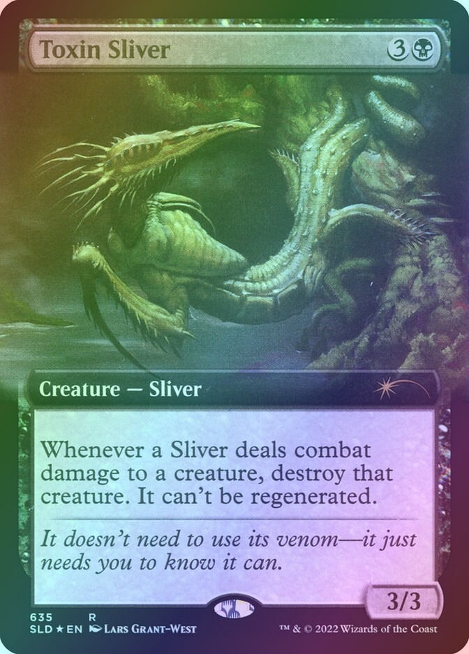 Toxin Sliver (SLD) (635) / Extended Art / Foil