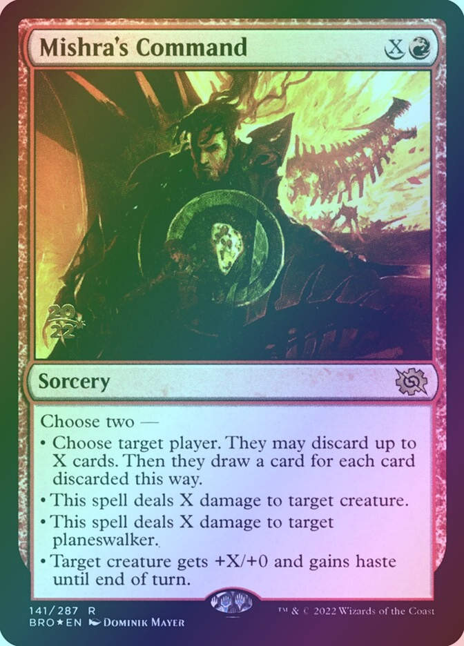 Mishra's Command (PBRO) (141s) / Foil