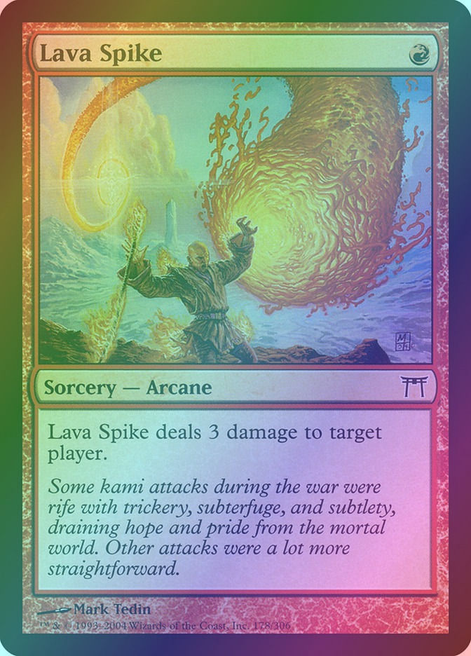 Lava Spike (CHK) (178) / Foil