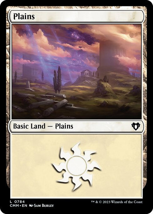 Plains (cmm) (cmm_784) (Commander Deck)