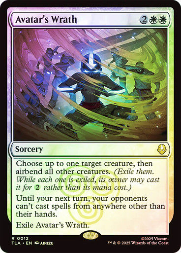 Avatar's Wrath (TLA) (12) / Foil