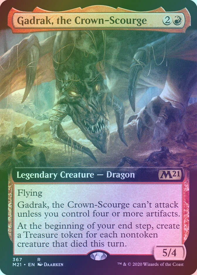Gadrak, the Crown-Scourge (M21) (367) / Extended Art / Foil