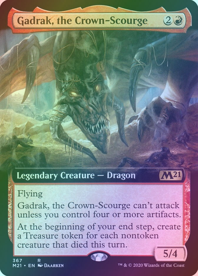 Gadrak, the Crown-Scourge (M21) (367) / Extended Art / Foil