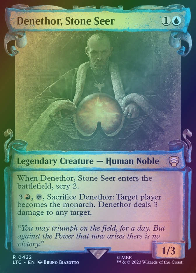 Denethor, Stone Seer (LTC) (422) / Showcase / Foil
