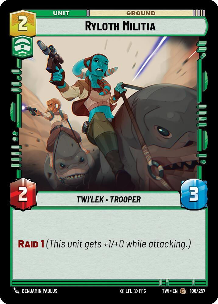 Ryloth Militia (TWI) (108/257) / Foil