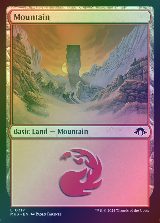 Mountain (MH3) (317) / Foil
