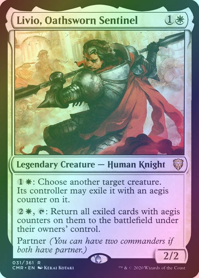 Livio, Oathsworn Sentinel (CMR) (31) / Foil