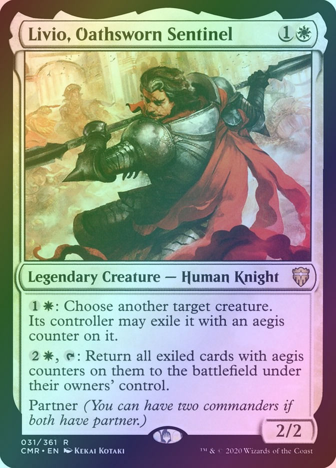 Livio, Oathsworn Sentinel (CMR) (31) / Foil