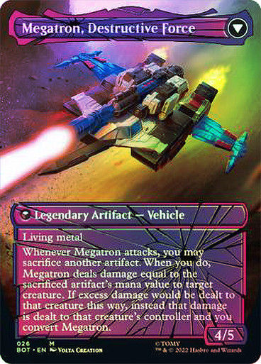 Megatron, Tyrant // Megatron, Destructive Force (BOT) (26)  / Foil — cara 2 de 2