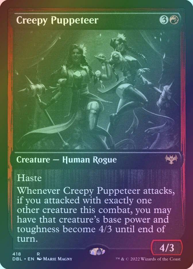 Creepy Puppeteer (DBL) (418) / Foil