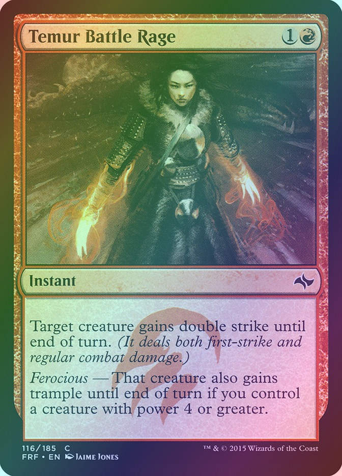 Temur Battle Rage (FRF) (116) / Foil