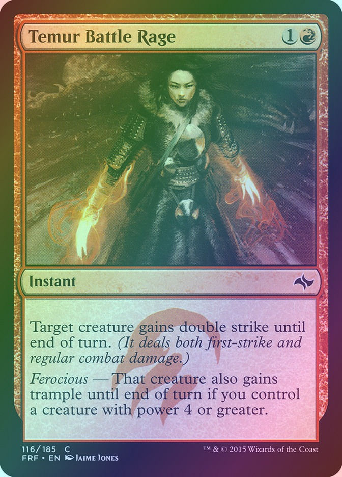 Temur Battle Rage (FRF) (116) / Foil
