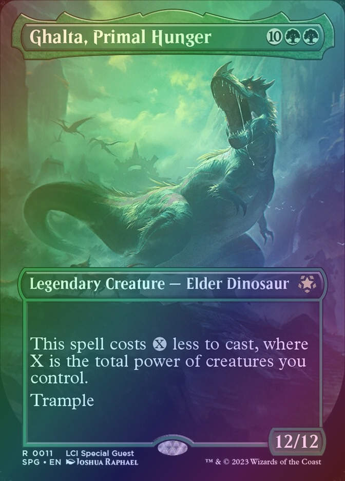 Ghalta, Primal Hunger (SPG) (11) / Borderless / Foil