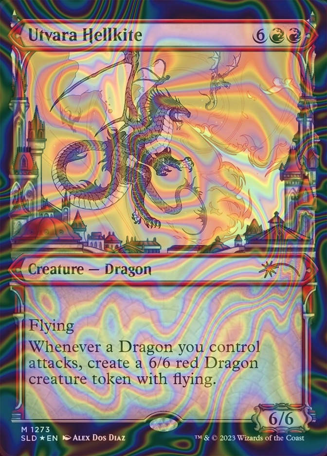 Utvara Hellkite (SLD) (1273) / Showcase / Halo Foil