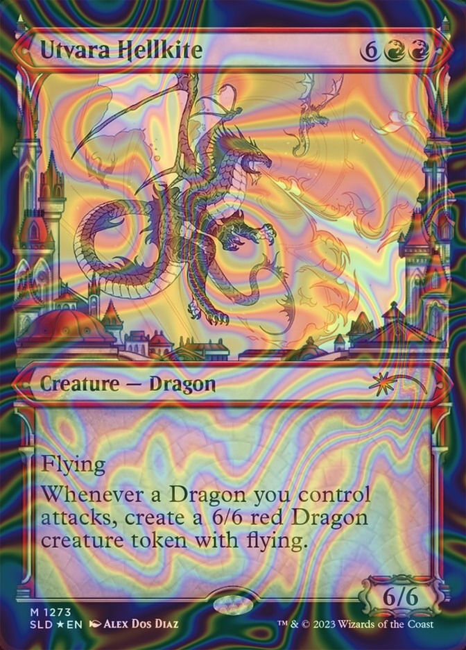Utvara Hellkite (SLD) (1273) / Showcase / Halo Foil