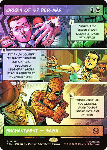 Origin of Spider-Man (SPM) (218) / Showcase / Foil