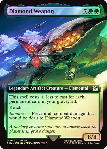 Diamond Weapon (FIN) (470) / Extended Art / Foil