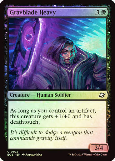 Gravblade Heavy (EOE) (102) / Foil