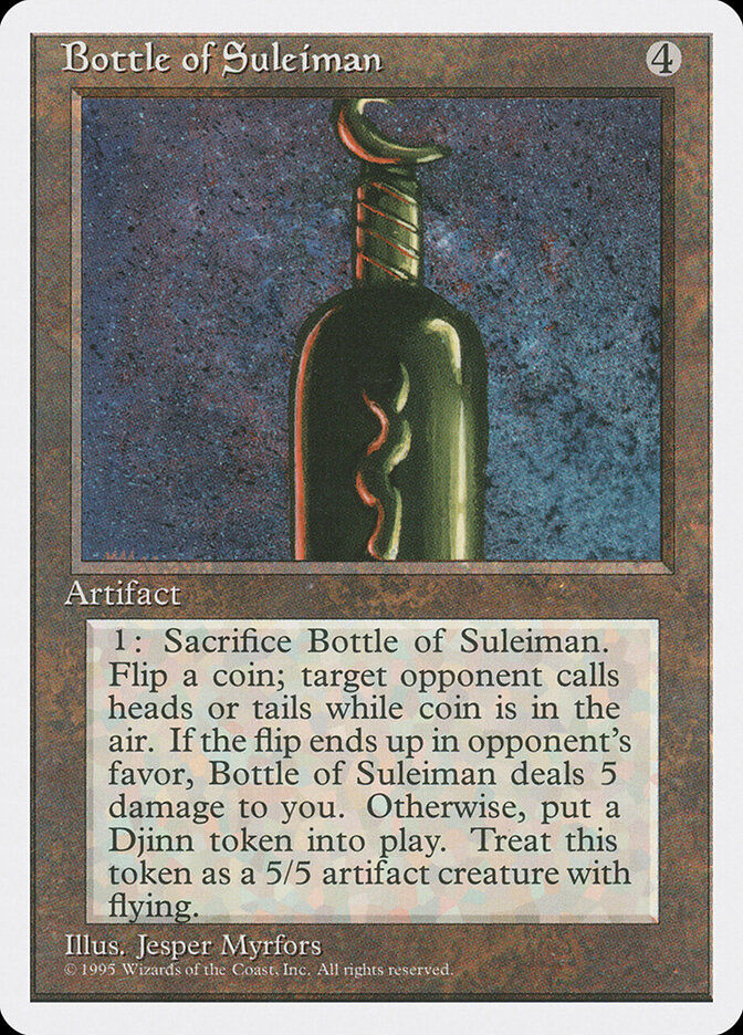 Bottle of Suleiman (4ED) (301)