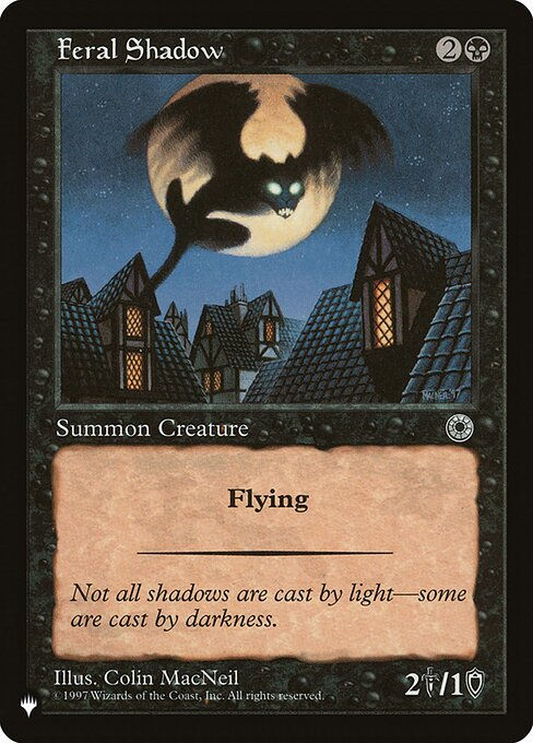 Feral Shadow (PLST) (POR-93)