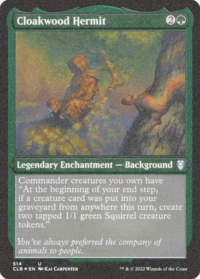 Cloakwood Hermit (CLB) (514) / Foil Etched