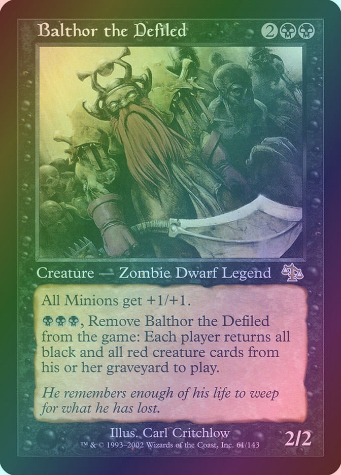 Balthor the Defiled (JUD) (61) / Foil