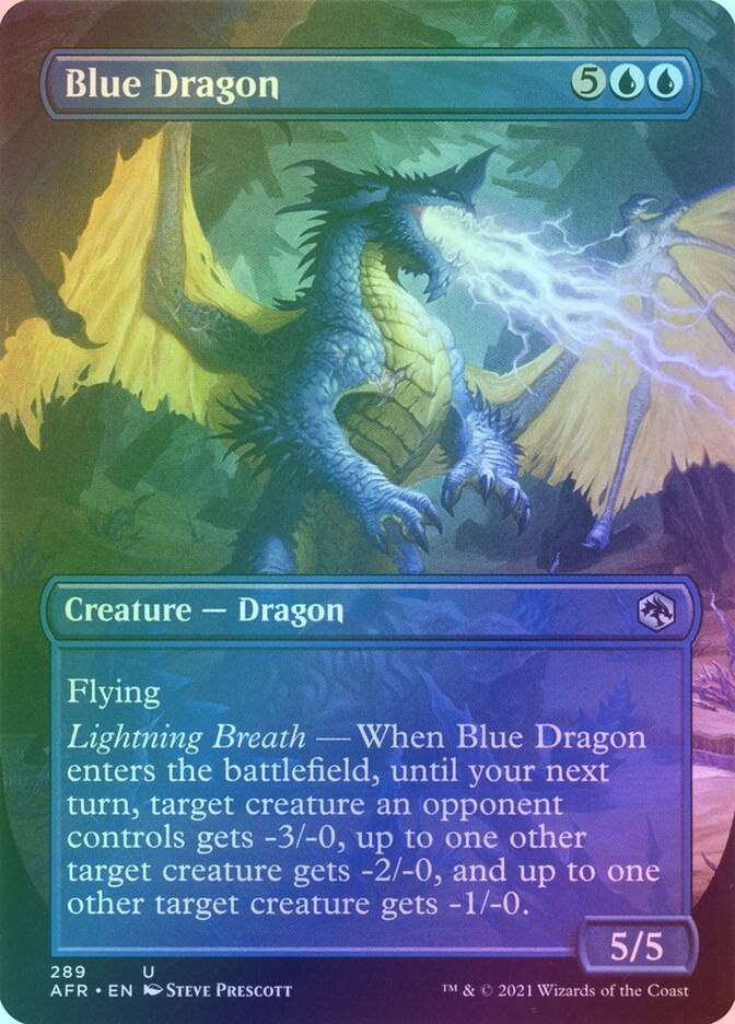 Blue Dragon (AFR) (289) / Borderless / Foil