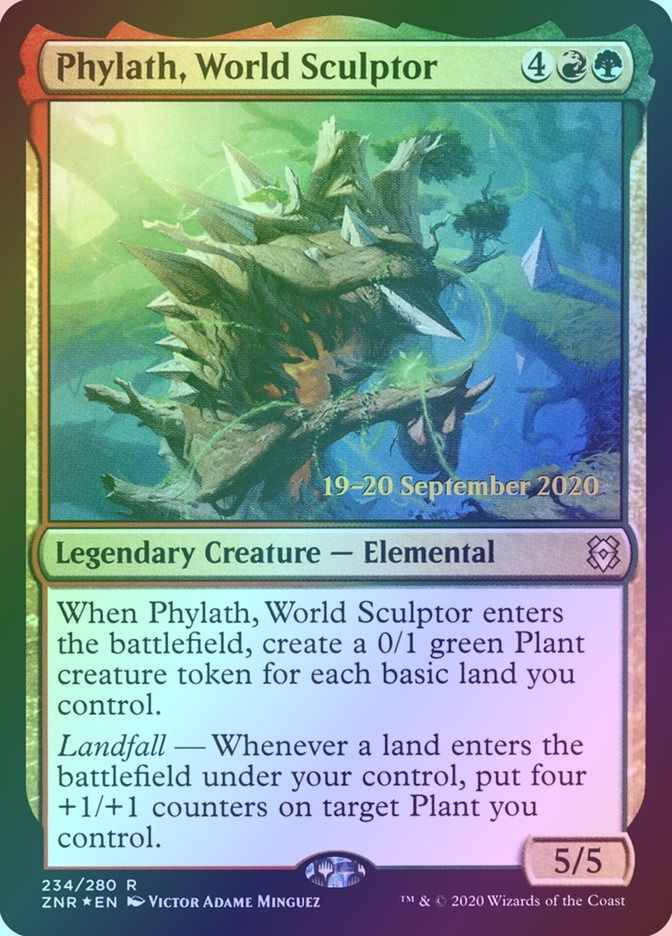 Phylath, World Sculptor (PZNR) (234s) / Foil