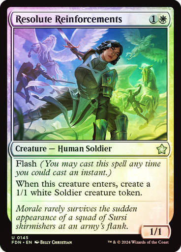 Resolute Reinforcements (FDN) (145) / Foil