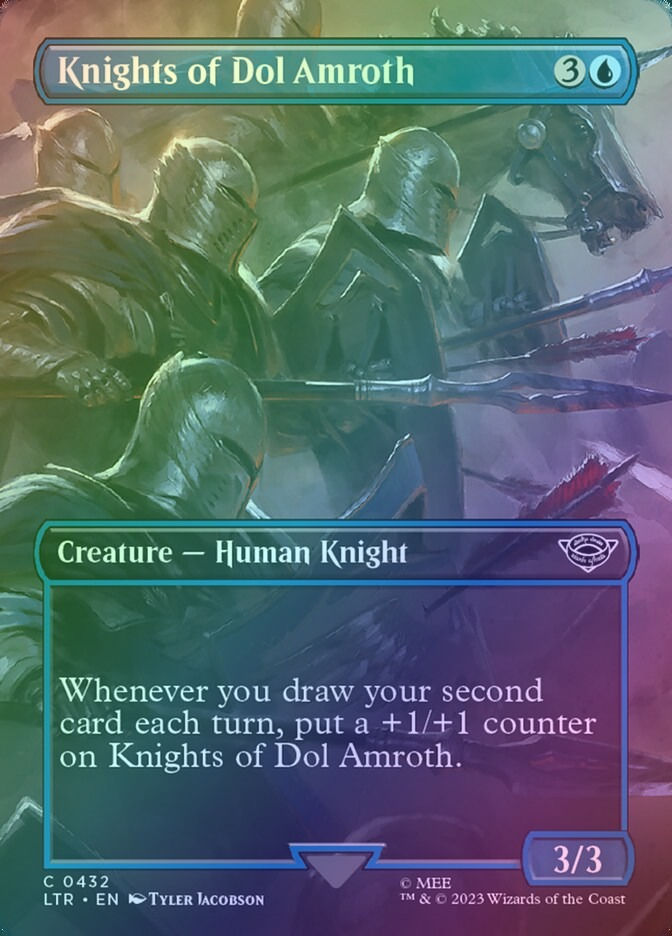 Knights of Dol Amroth (LTR) (432) / Borderless / Foil