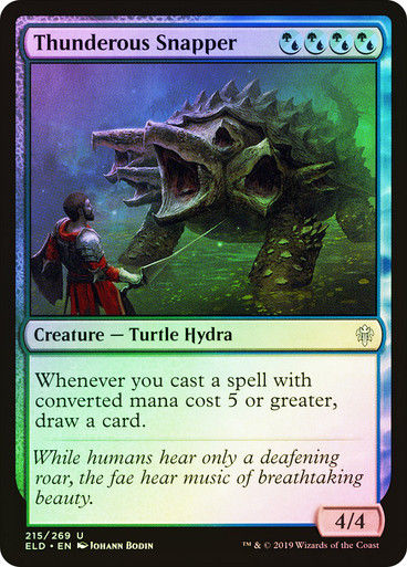 Thunderous Snapper (ELD) (215) / Foil