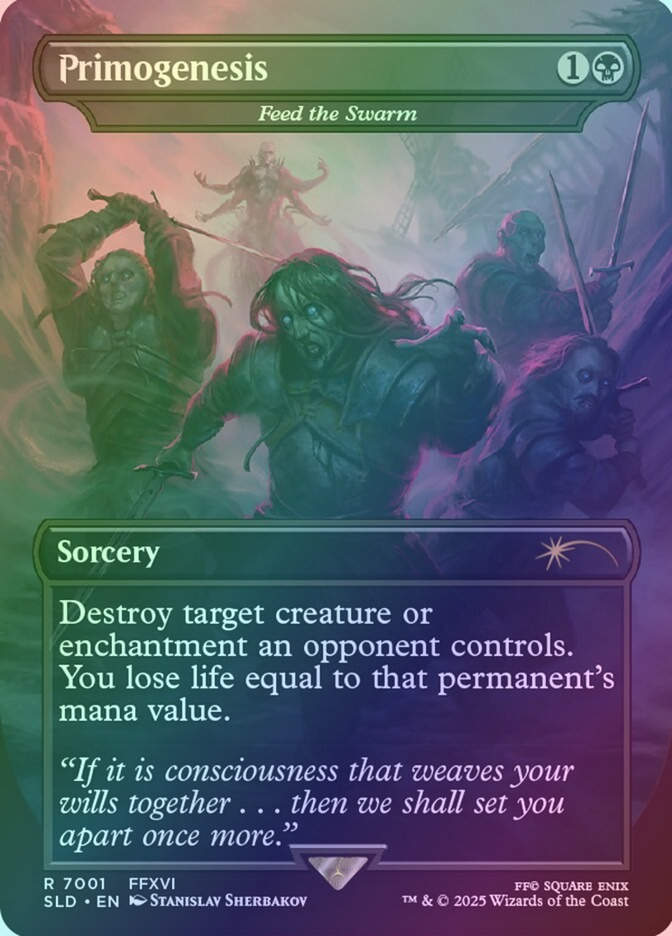 Feed the Swarm (SLD) (7001) / Borderless / Foil