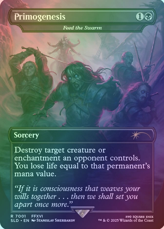 Feed the Swarm (SLD) (7001) / Borderless / Foil